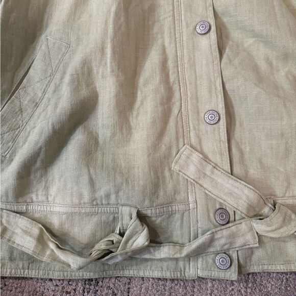 NWOT We The Free Lola Linen Jacket | XSmall | Light Green - Picture 7 of 10